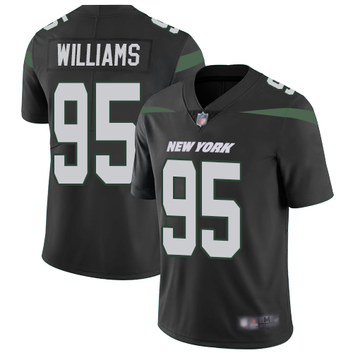 New York Jets Limited Black Youth Quinnen Williams Alternate Jersey NFL Football #95 New York Jets->youth nfl jersey->Youth Jersey